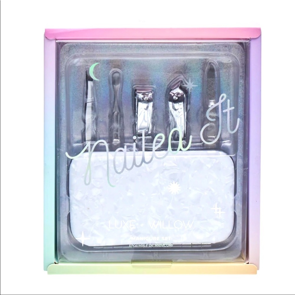 🌿 LUXE + WILLOW Iridescent "Nailed It" Manicure Set